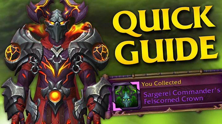 Sargerei Commander's Transmog Guide in Legion Remix