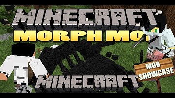 Minecraft |  Morph Mod |  Change into any mob  | 1 6 2
