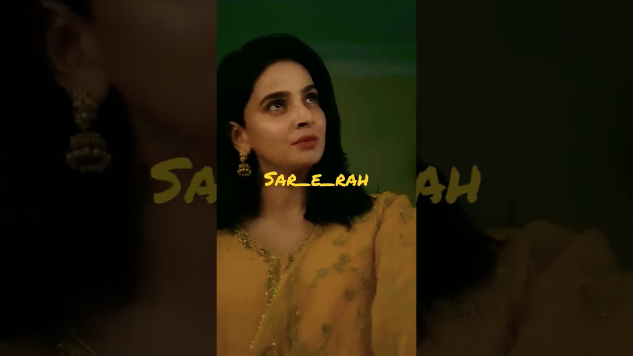 sar e rah || Saba Qamar status 