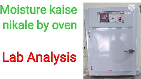 Determination of Moisture Content _A Complete Procedure (AOAC 930.15) Lab Analysis