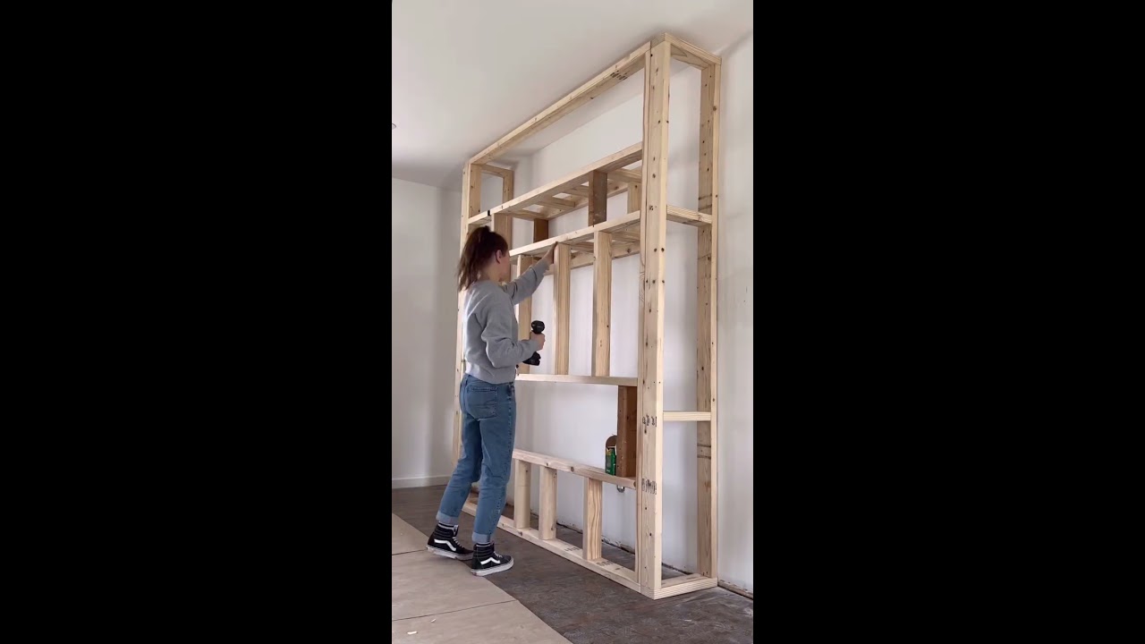 BUILDING A FIREPLACE WALL Diyprojects Holidays Shorts