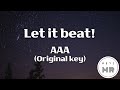 Let it beat! - AAA (원키F#m) 여기MR / Karaoke / Music / 노래방