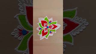 3x2 ठिपक्यांची छोट्याशा जागेत काढता येईल अशी रांगोळी #short #trending #shorts #rangoli #easyrangoli