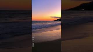 Sahil Kum Gün Batımı Ünbatımı