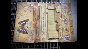 Botanicals, Butterflies & Bugs Folio - Part 4 waterfall and mini file folder