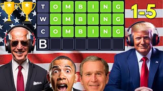 US Presidents Play WORDLE Competition 15