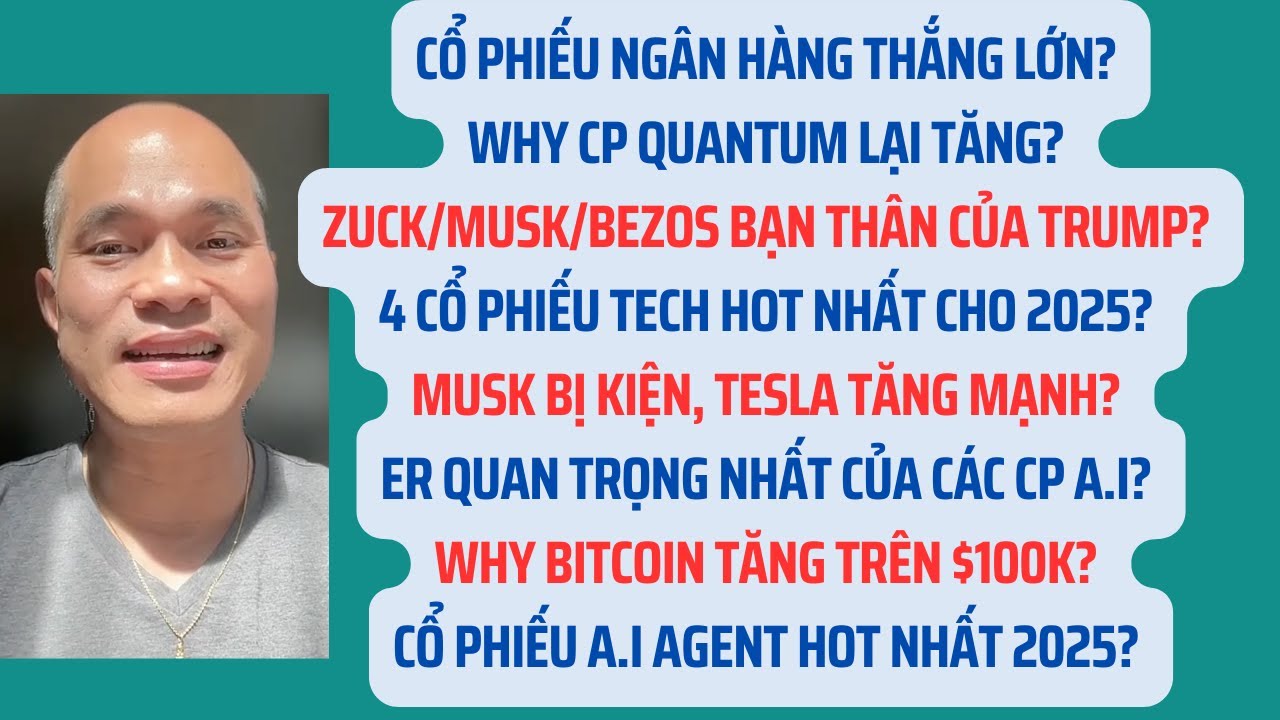 Cp banks thắng lớn? CP Quantum tăng? Bạn thân của Trump? 4 cp tech 2025 ...