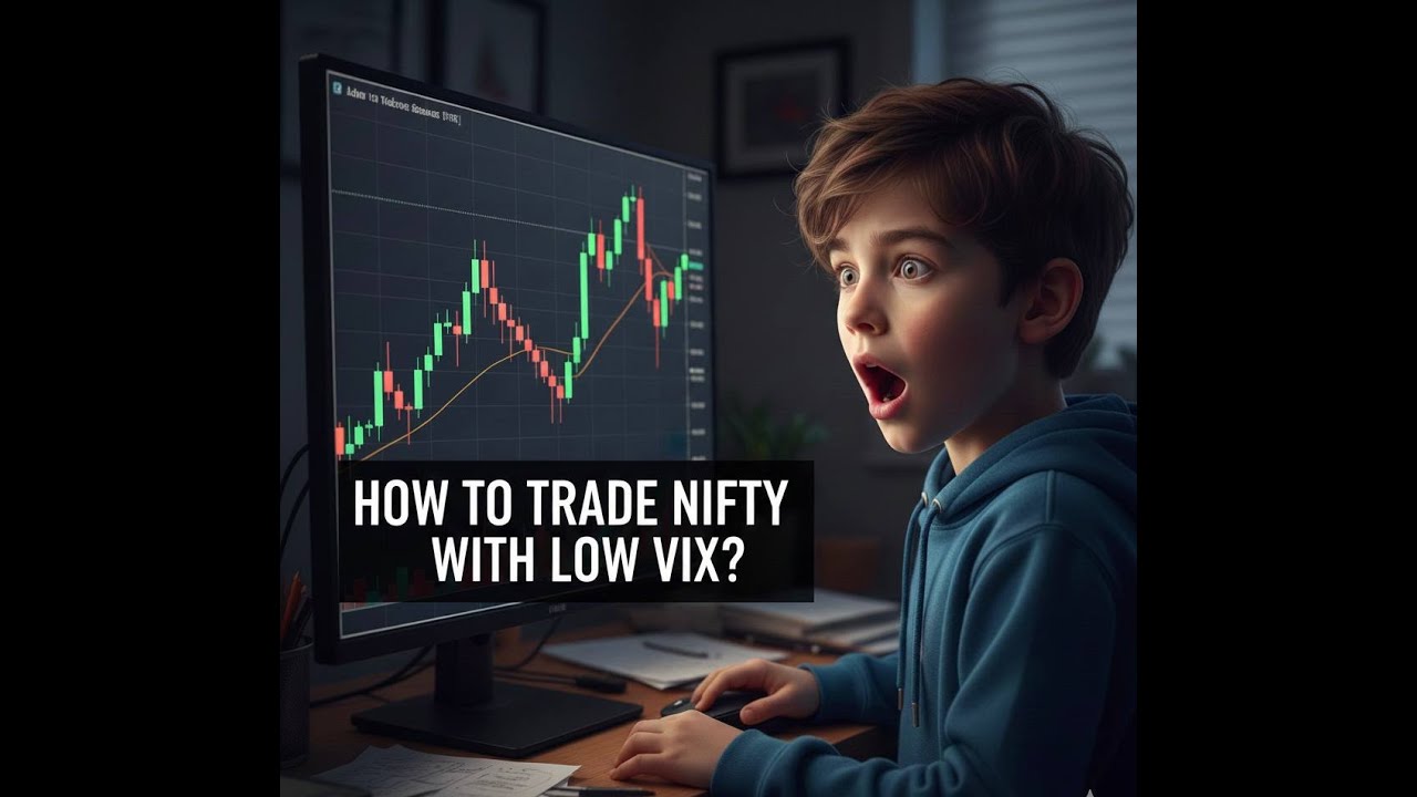 Live Trading Nifty - How to trade Low VIX.
