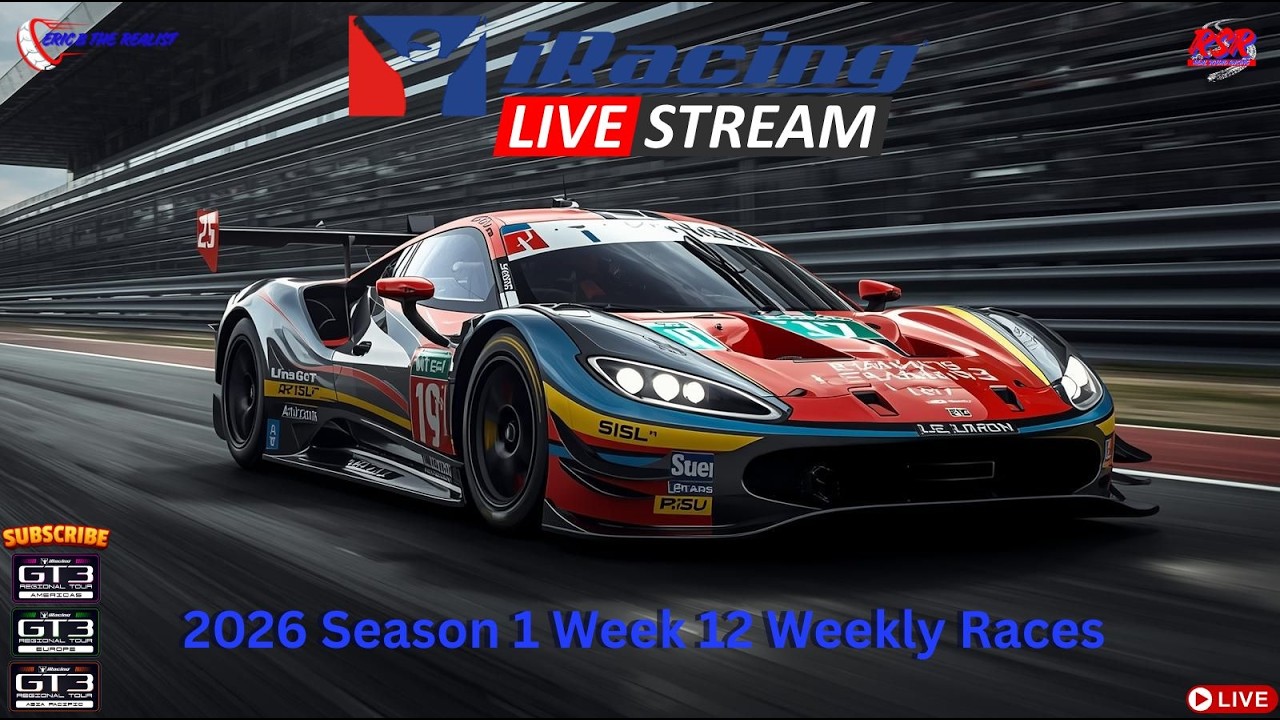 iRacing l Weekly Races 2026 Season 1 Week 12 First Look