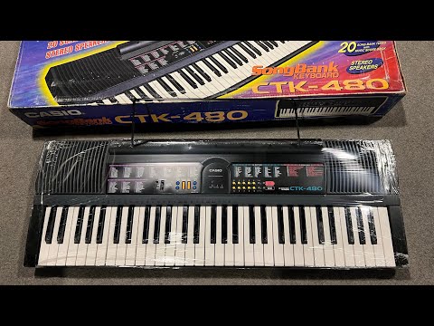 【良品】1980年代　CASIO PT-480 電子ピアノ　箱付　ボイスチェンジ 良品】1980年代 CASIO PT-480 電子ピアノ 箱付 ボイスチェンジ
