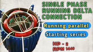 Single Phase Motor Parallel Connection2 Hp Motor Parallel Connectionrunning Delta Connection