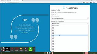 How to set up Noodletools