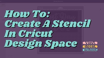 How To Create A Stencil In Cricut Design Space // Cricut Beginner Tutorials