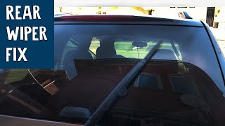 How to Fix Slow Rear Wiper on Chevy Trailblazer, GMC Envoy and Buick Rainier for free