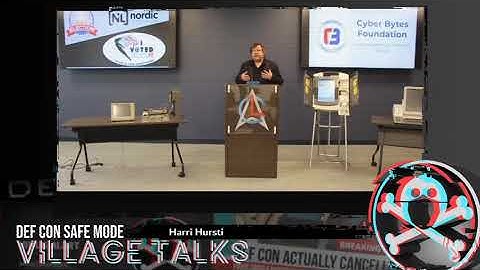 DEF CON Safe Mode  - Voting Village - Day 2 Opening Remarks