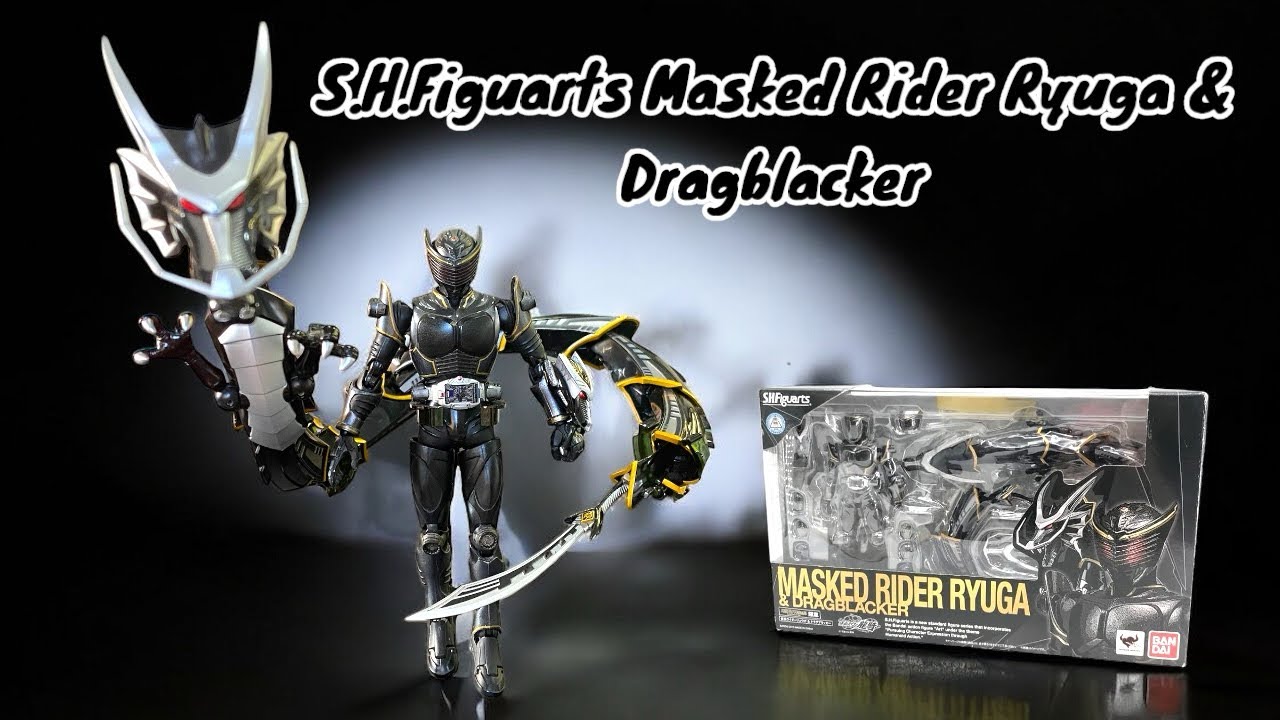Review S.H.Figuarts Masked Rider Ryuga & Dragblacker (Khui hộp SHF Kamen Rider Ryuga & Dragblacker)