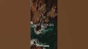 الذين كفروا وصدوا عن سبيل الله زدناهم عذاباً فوق العذاب بما كانوا يفسدون | سورة النحل | رعد الكردي