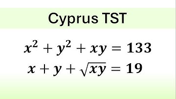 3 Easy Steps to Solve These Equations from Cyprus TST 2022