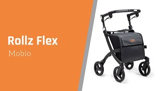 Rollator Rollz Flex si&egrave;ge int&eacute;gr&eacute;, sac fort capacit&eacute;