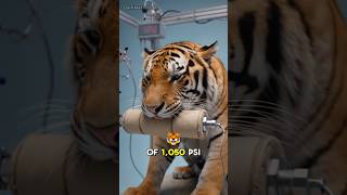 Animal Bite Force Test in a Real Scientific Laboratory | Tiger vs 1050 PSI Machine #edit