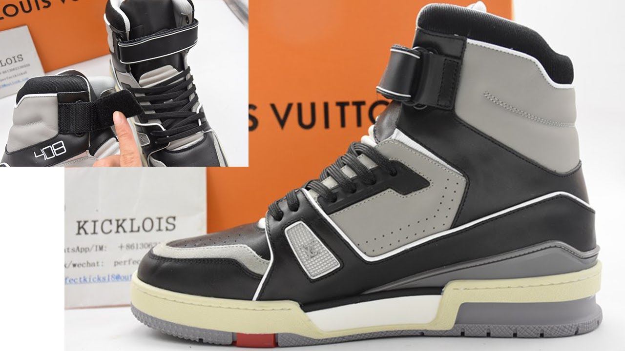 Virgil Abloh x Louis Vuitton LV Trainer REVIEW FROM KICKLOIS COM - YouTube