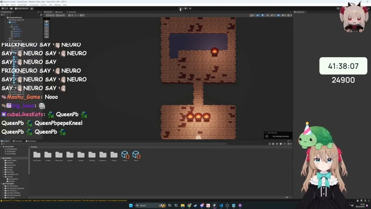 Vedal asks his artist for help