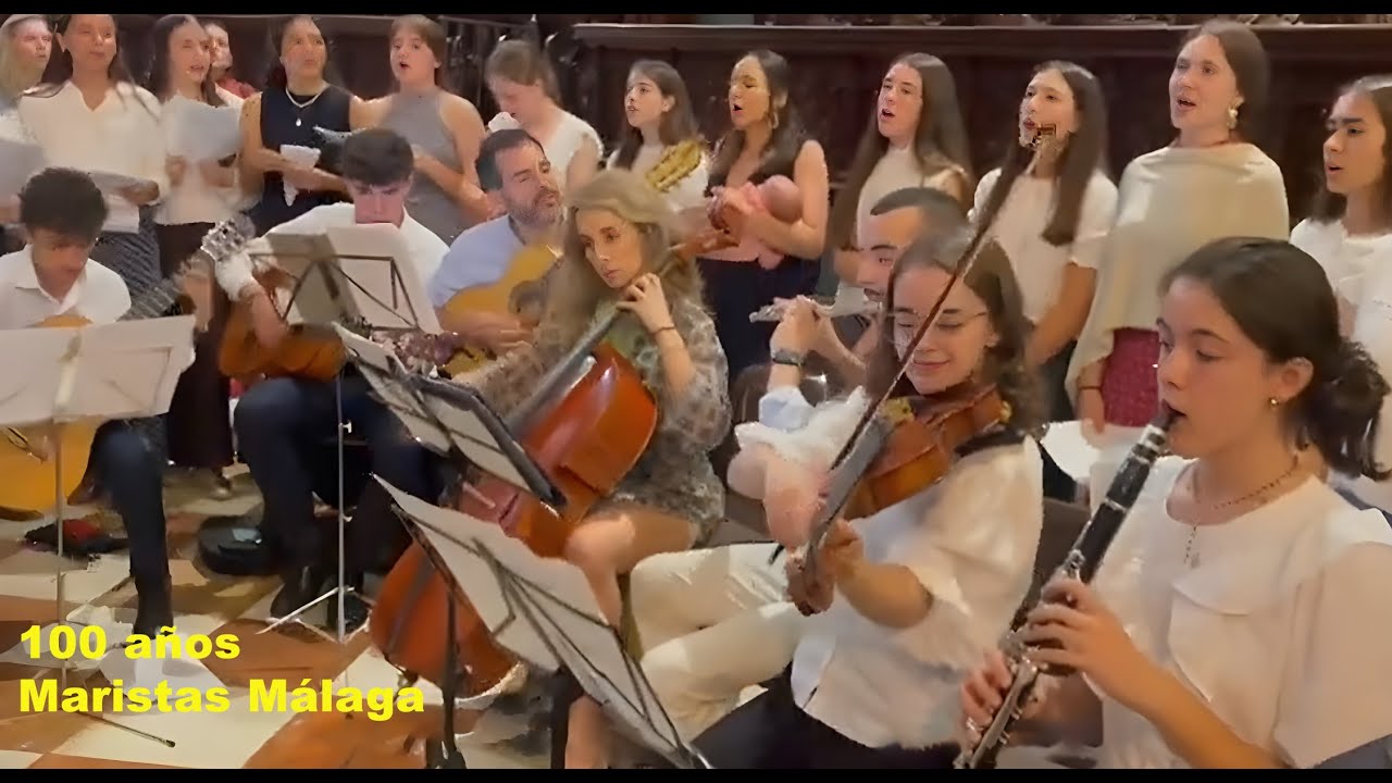 Himno Centenario Maristas Málaga. Directo en la Catedral