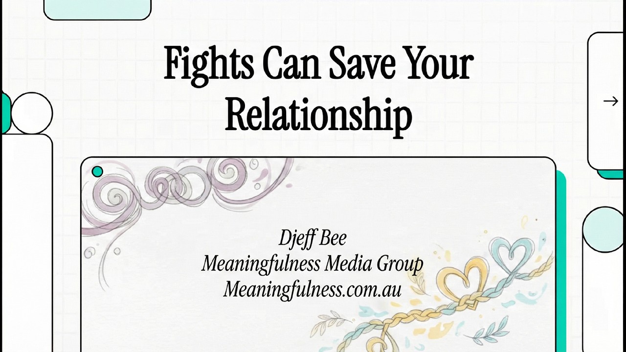 Fights Can Save Your Relationship - YouTube