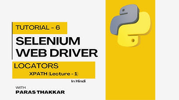 XPath Locator in Python | Selenium Automation Hindi Tutorial