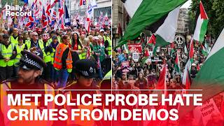 Met Police probing alleged HATE CRIMES at Nakba Day and Unite the Kingdom London protests