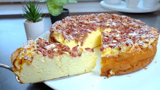 This cake is so delicious that I bake it almost every day! Cheesecake without bottom 🔝 2