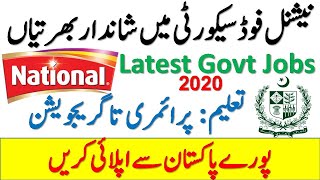 Ministry of National Food Security and Research Jobs 2020 | Latest Govt Jobs in Pakistan 2020