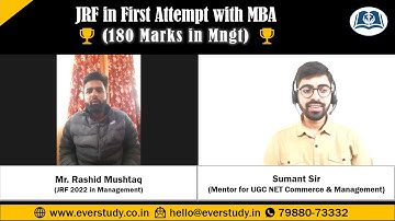 Interview with Rashid Mushtaq | 180 Marks in Management | JRF 2022