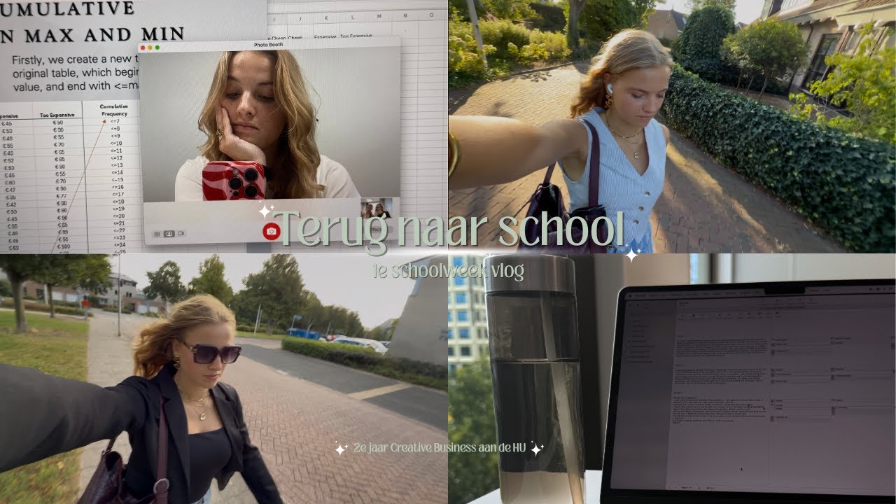 1e week school als 2e jaar Creative Business student