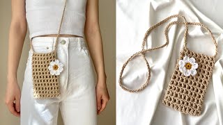 6 Tlye Telefon Çantasi Ördüm Örgüye Yeni Başlayanlar İçin Kolay Çanta Yapımı