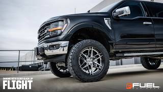 Fuel Flight FC408 | Chrome with Gloss Black Lip | 22x10 | Ford F150