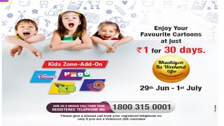 Videocon d2h Kids Zone Addon Free 😱😱 || World TecHelper || screenshot 5