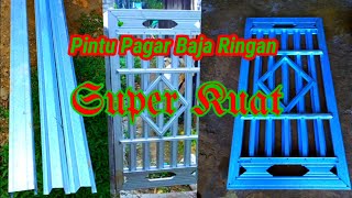 How to make a mild steel gate | The gate is strong and neat