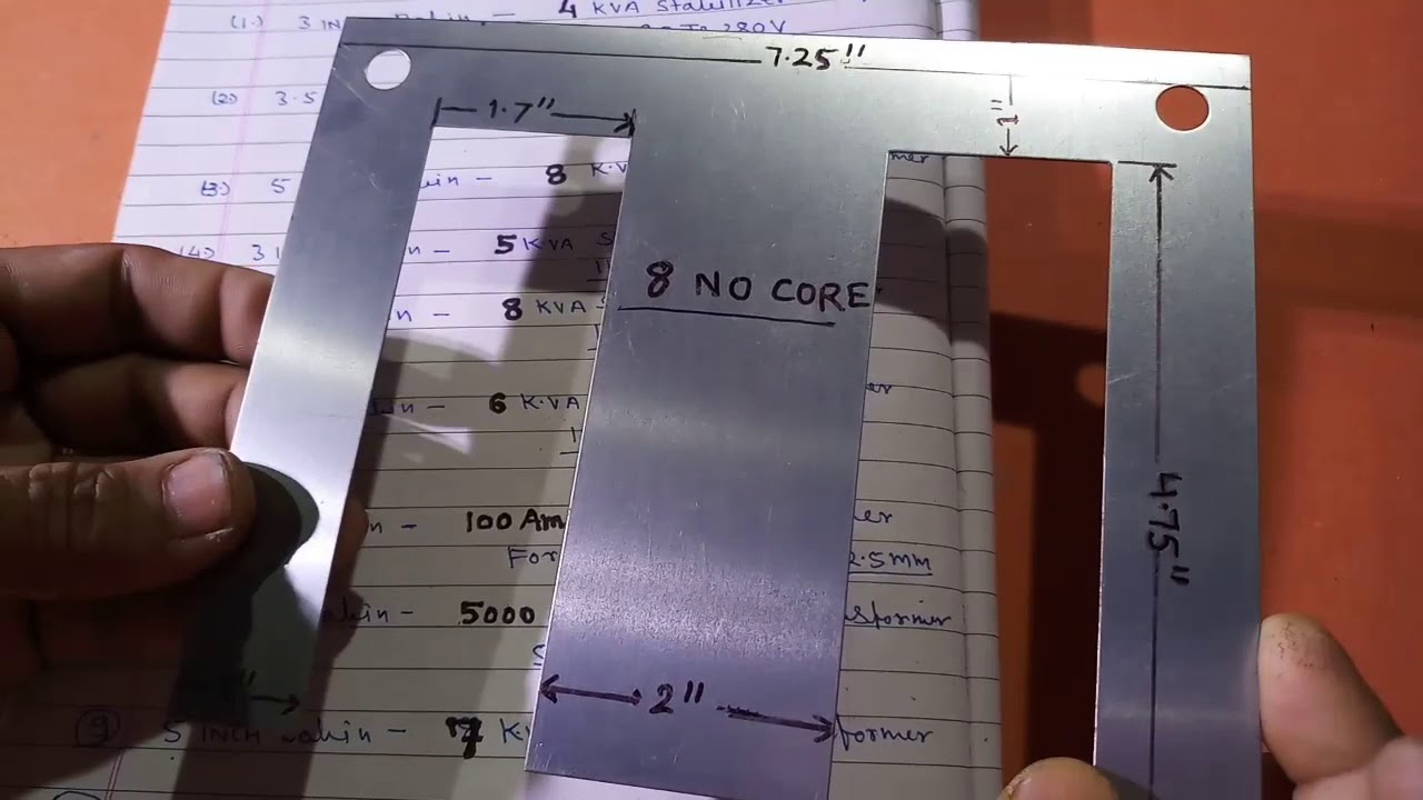 What Types Of Transformer In Uses Core Number 8 Yt 76 Youtube