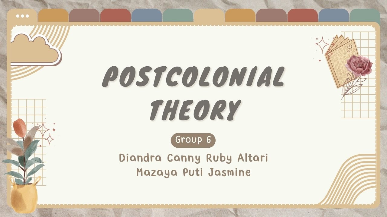 Cultural Studies II Postcolonial Theory - YouTube