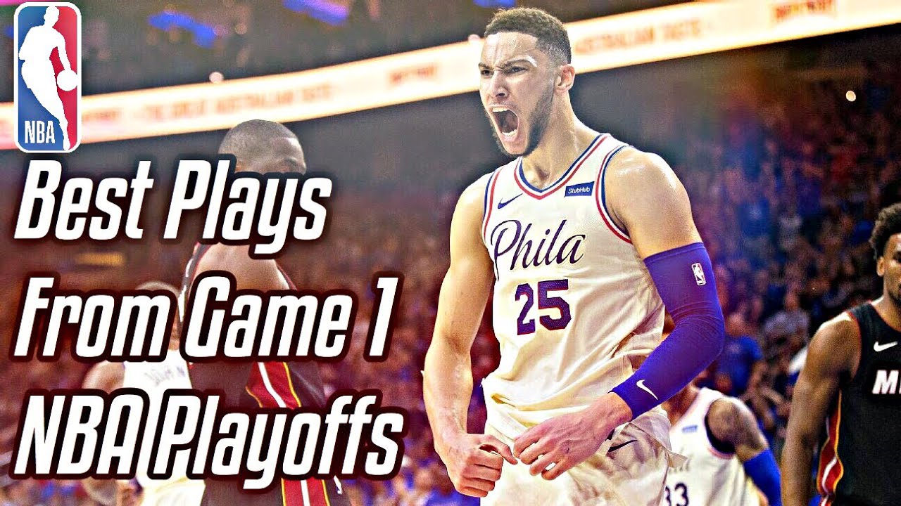 BEST Plays From Game 1 Of The NBA Playoffs | 2018 - YouTube