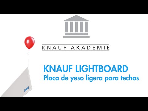 Video: Knauf Introduce Una Placa De Yeso única 