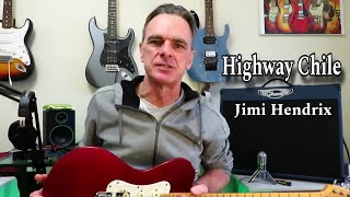 How to Play HIGHWAY CHILE - Jimi Hendrix. Guitar Lesson / Tutorial.