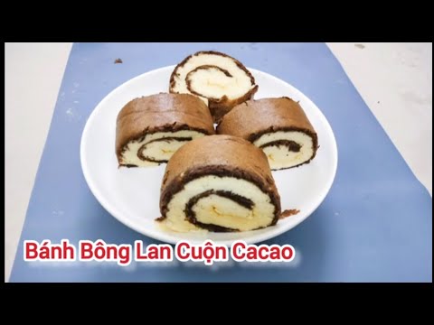 { TRÁNG MIỆNG}Cách làm "Bánh Bông Lan Cuộn Cacao"hướng dẫn chi tiết cực đơn giản | VÀO BẾP MỖI NGÀY