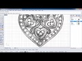 How to create Heart Shape Pendant JEWELRY CAD Rhino 3D Part - 1  - Education