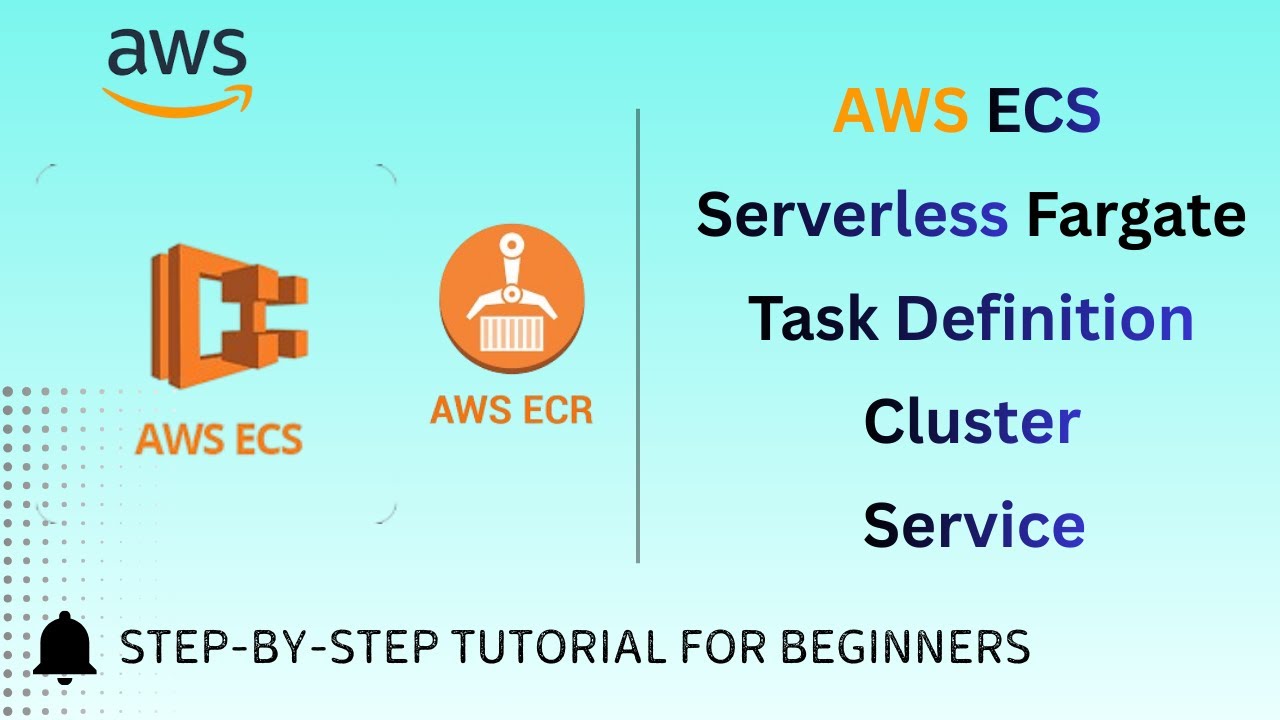 AWS ECS Service Beginner Tutorial | Run & Scale Containers by Serverless using AWS Fargate