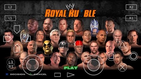WWE SmackDown Here Comes The Pain - Royal Rumble | Aether SX2 PS2 Emulator On Android | Gameplay