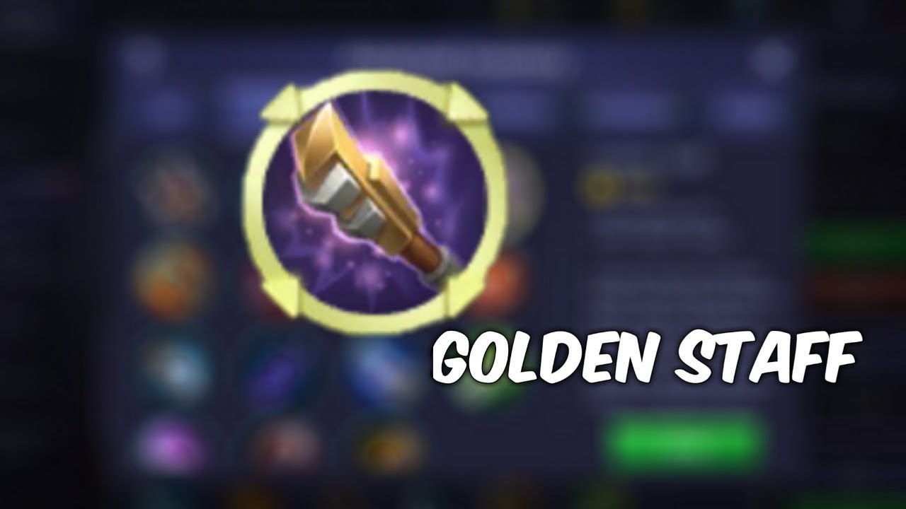 NEW ITEM ( GOLDEN STAFF ) IN MOBILE LEGENDS YouTube