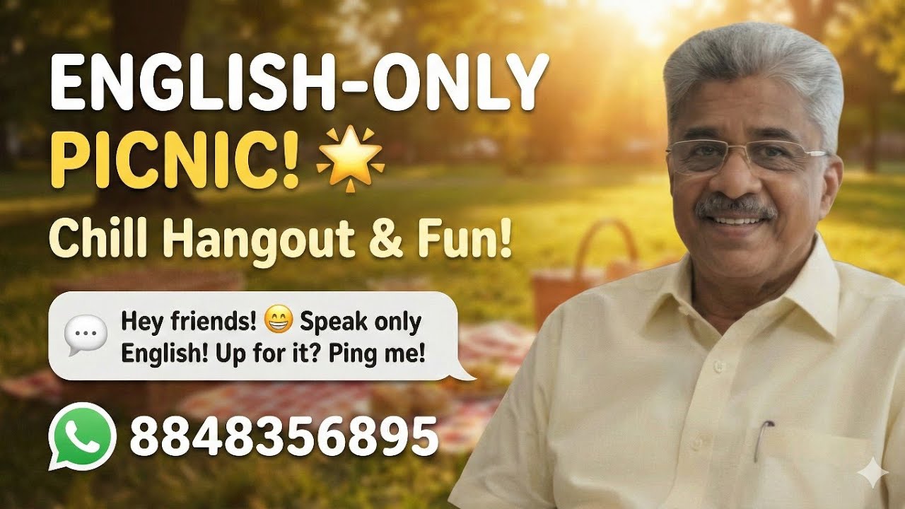 Давайте говорить по-английски! Присоединяйтесь к непринужденному пикнику! Давайте говорить по-анг...