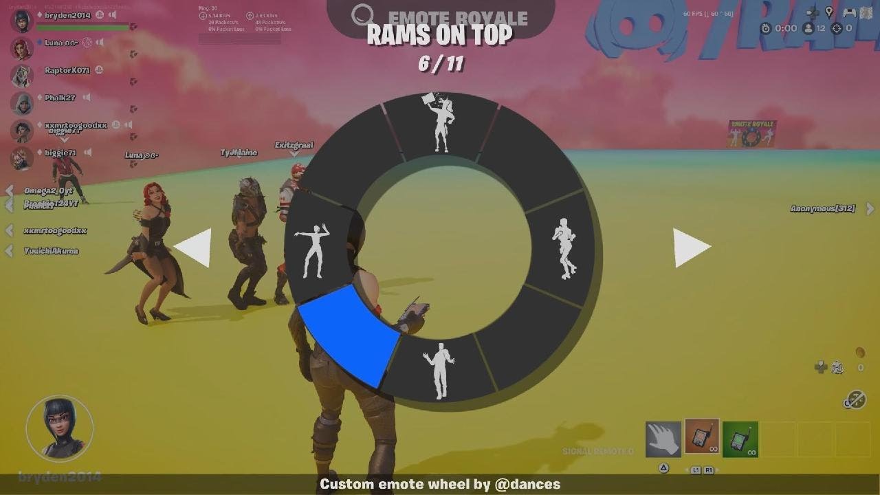 rams on top emote royale proximity chat play before its gone🔥 - YouTube